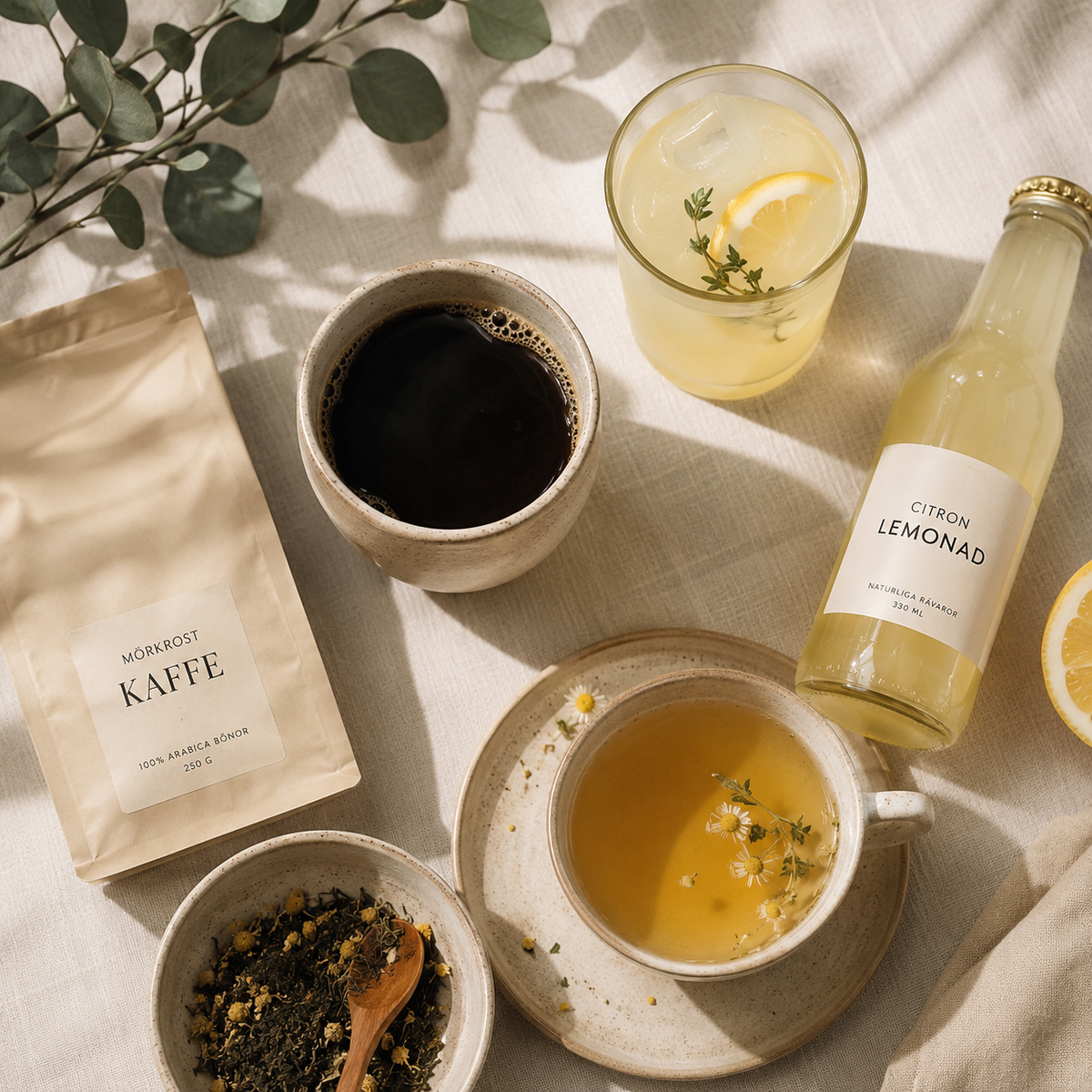Kaffe, te och annan dryck