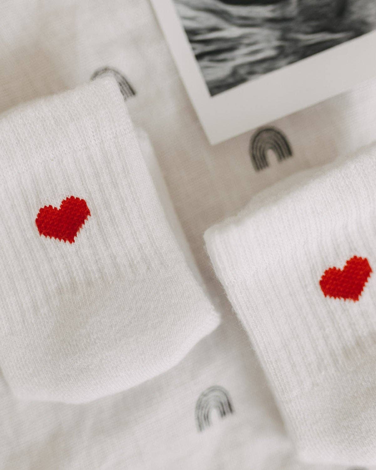 Babysockor Hjärta