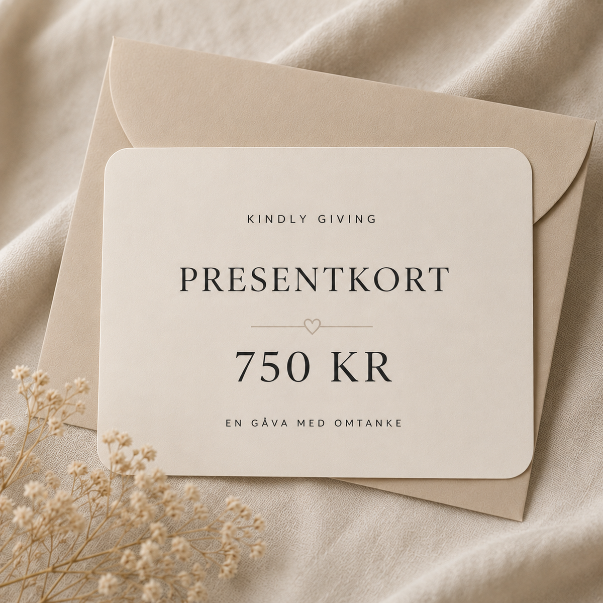 Presentkort Kindly Giving