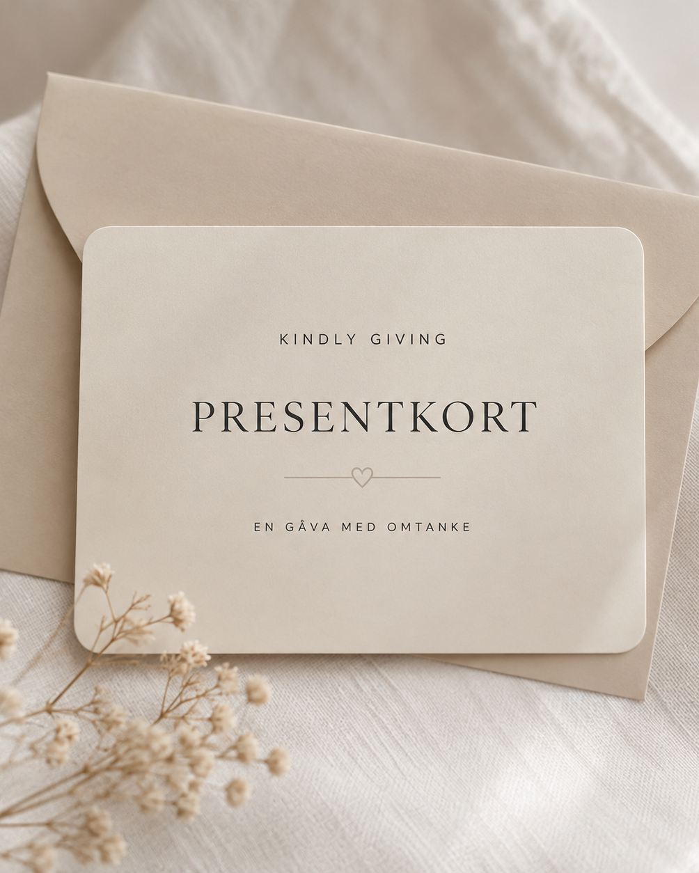 Presentkort Kindly Giving