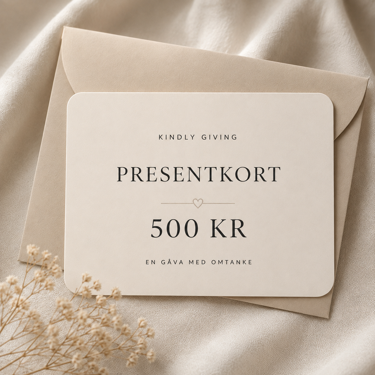 Presentkort Kindly Giving
