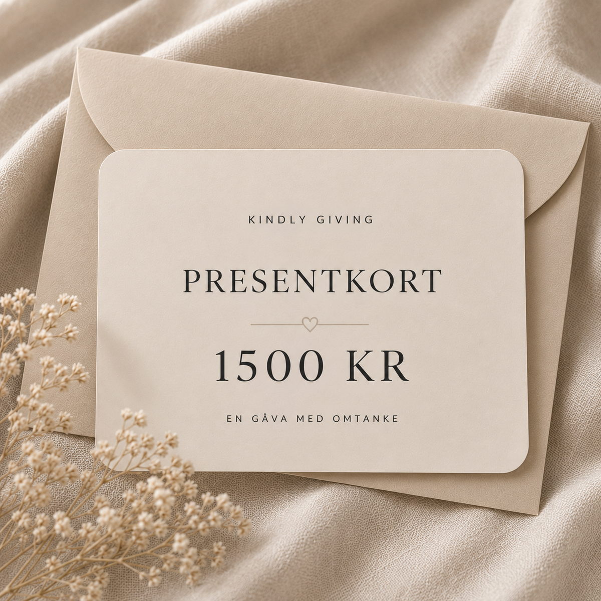 Presentkort Kindly Giving