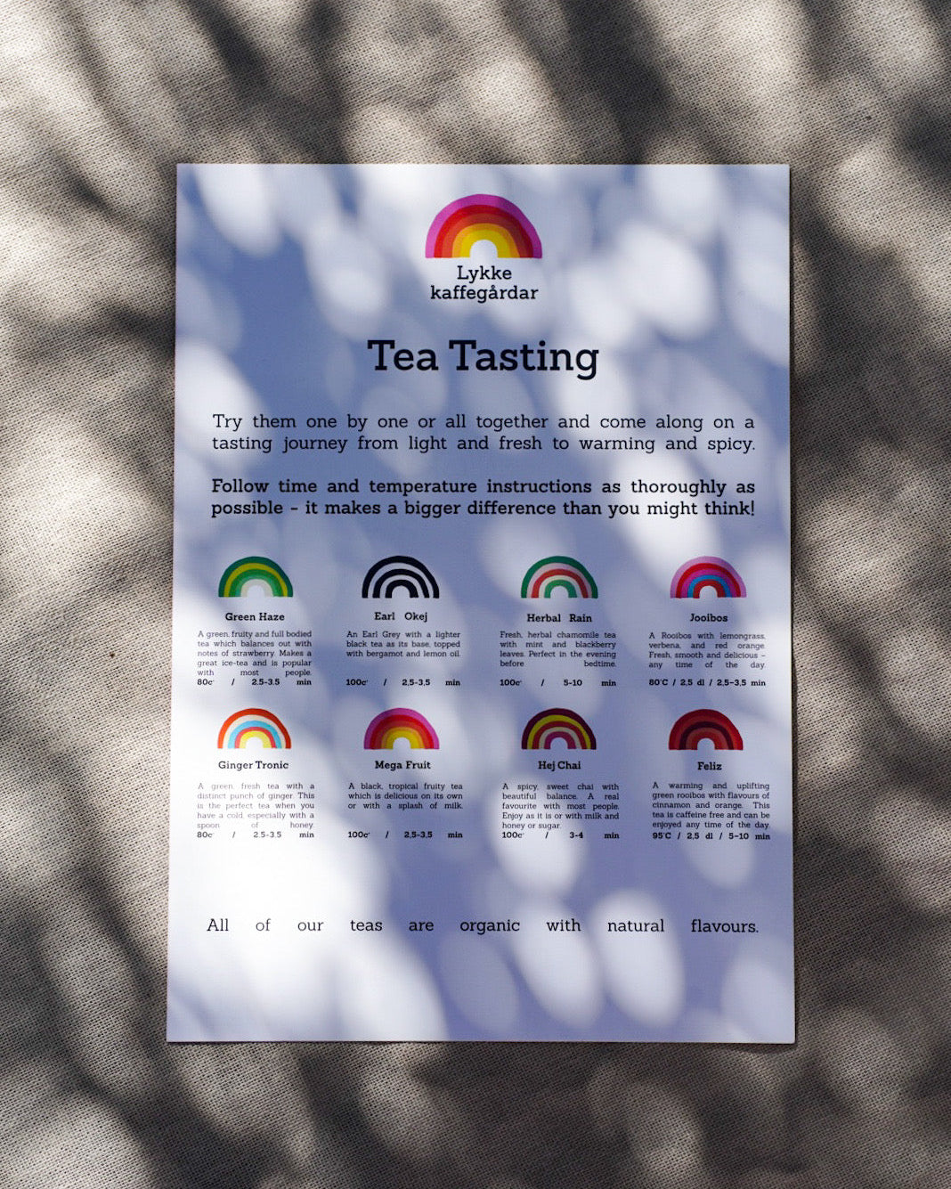 Lykke Tea Tasting