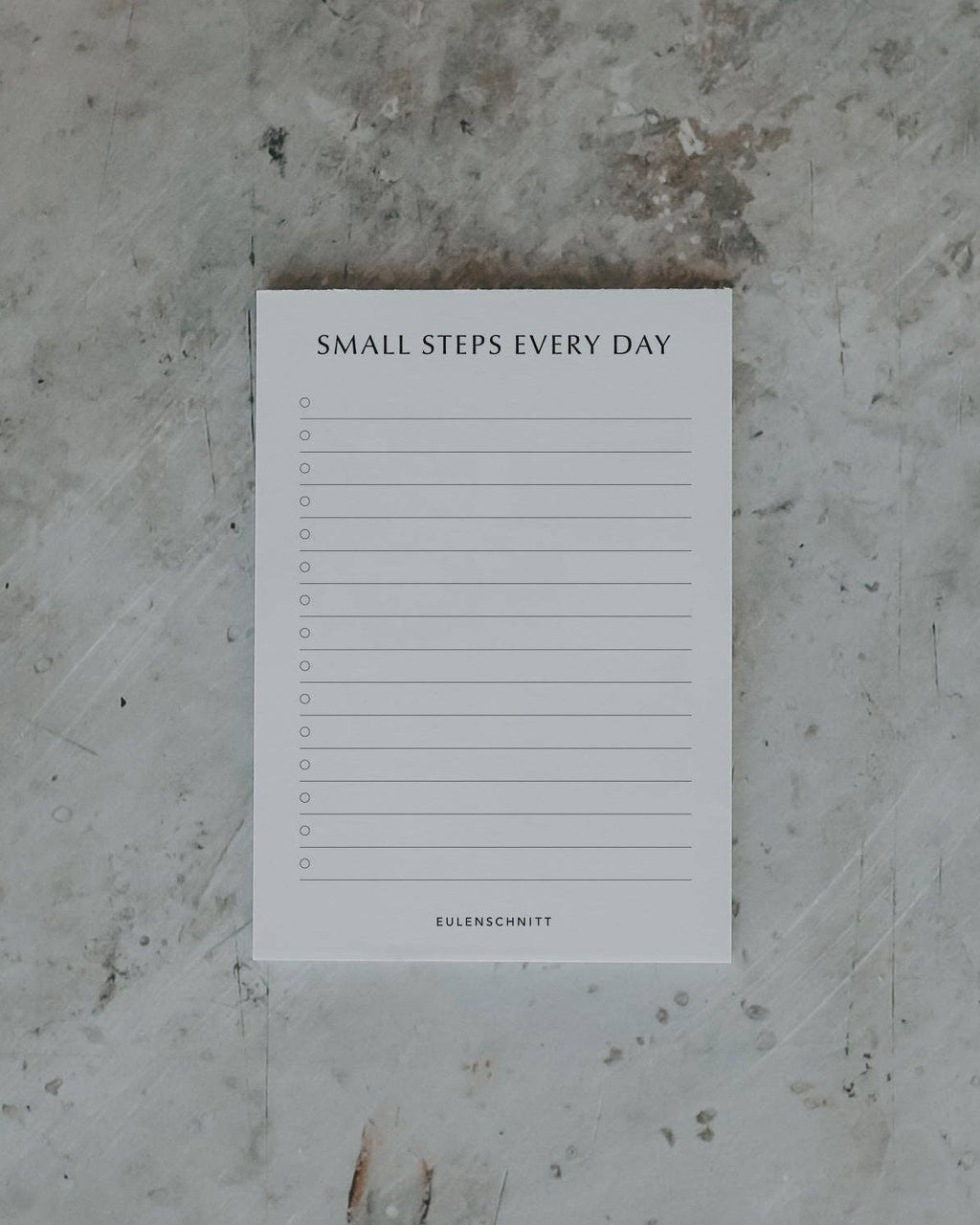 Anteckningsblock Small Steps Everyday
