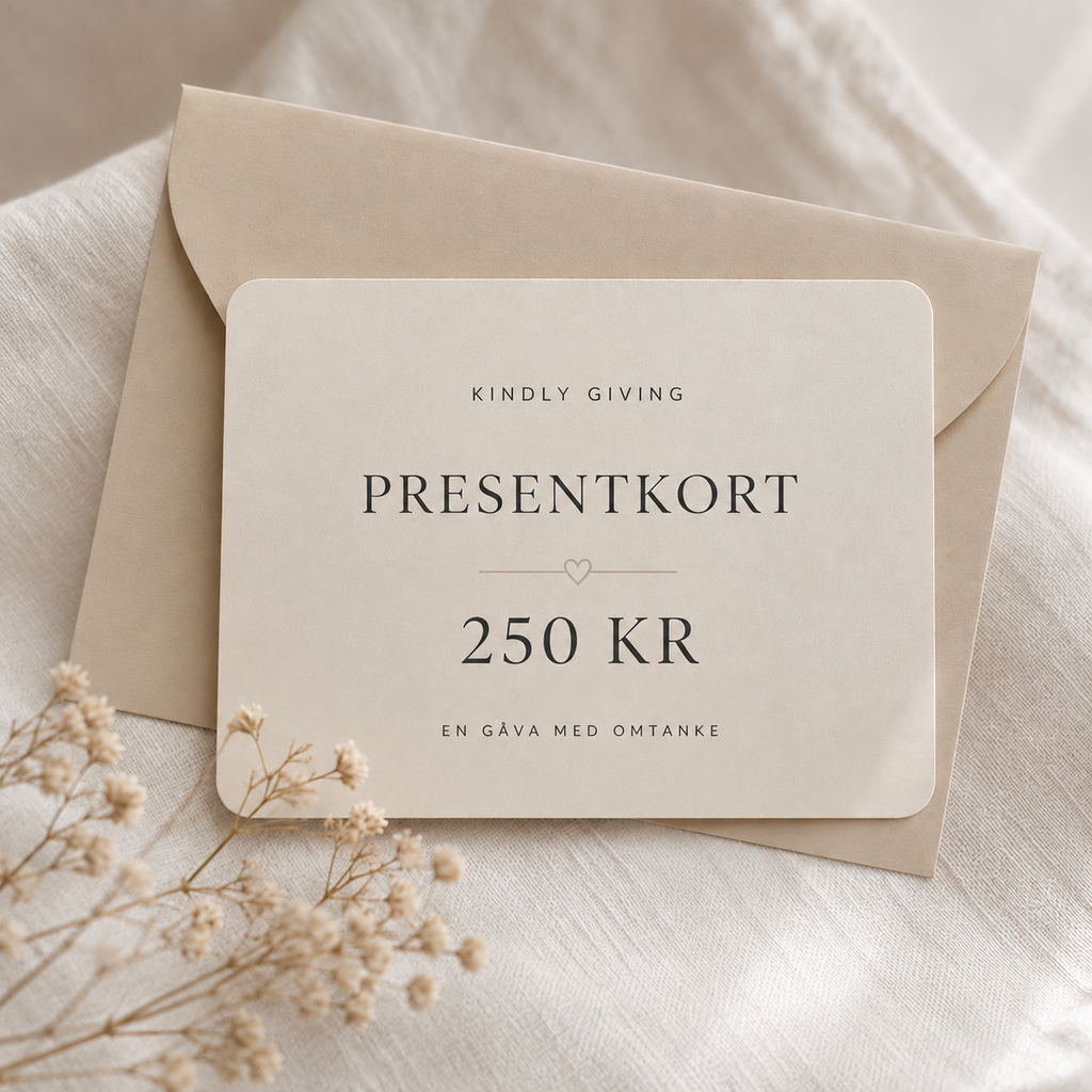 Presentkort Kindly Giving