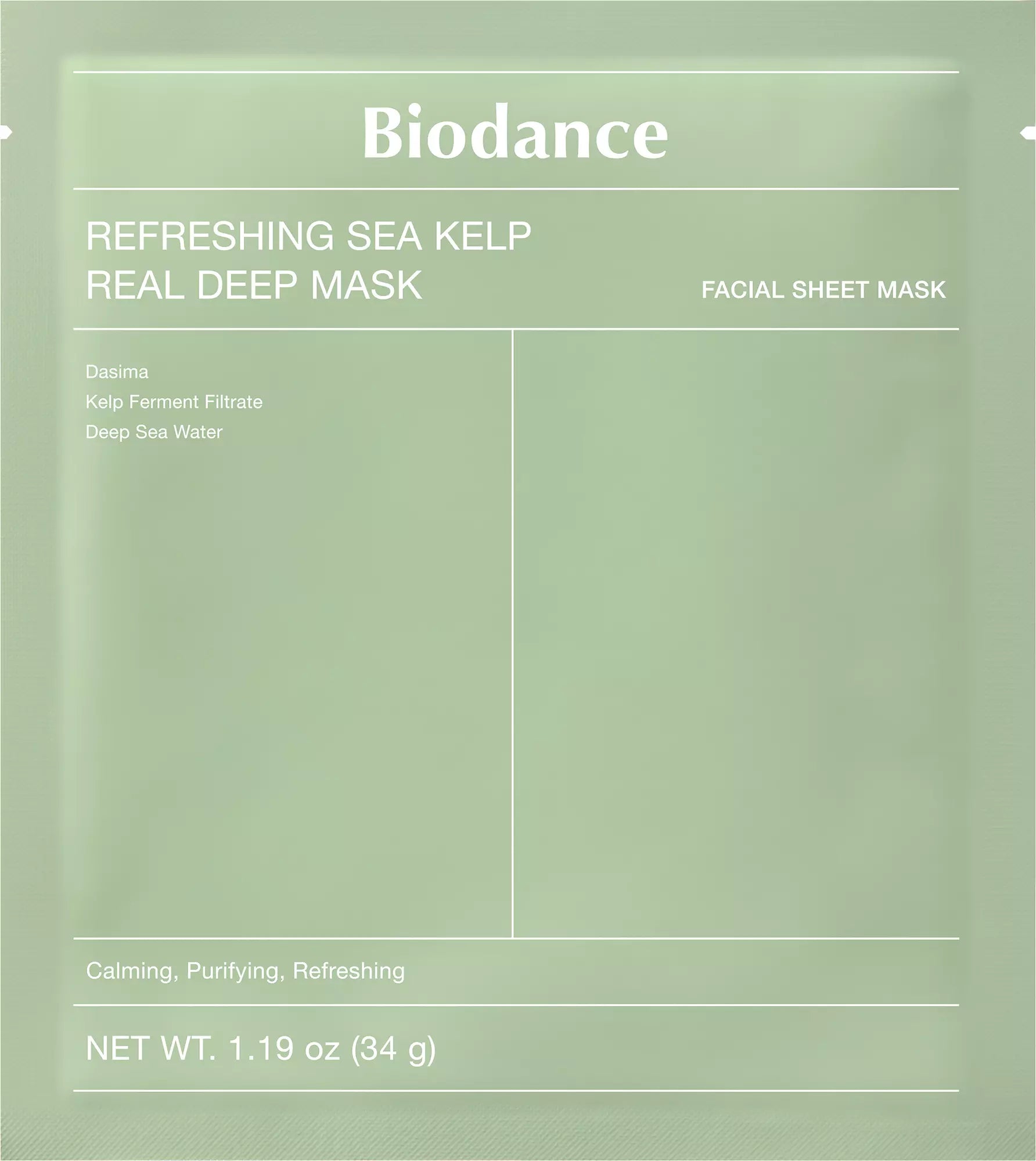 Biodance - Refreshing Sea Kelp Real Deep Mask
