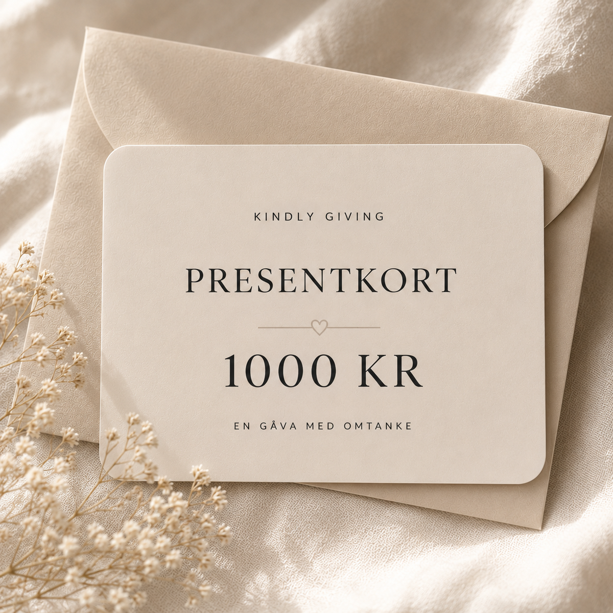 Presentkort Kindly Giving