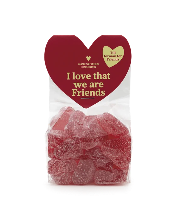Konfektyrfabrikens Friendship Hearts 150g