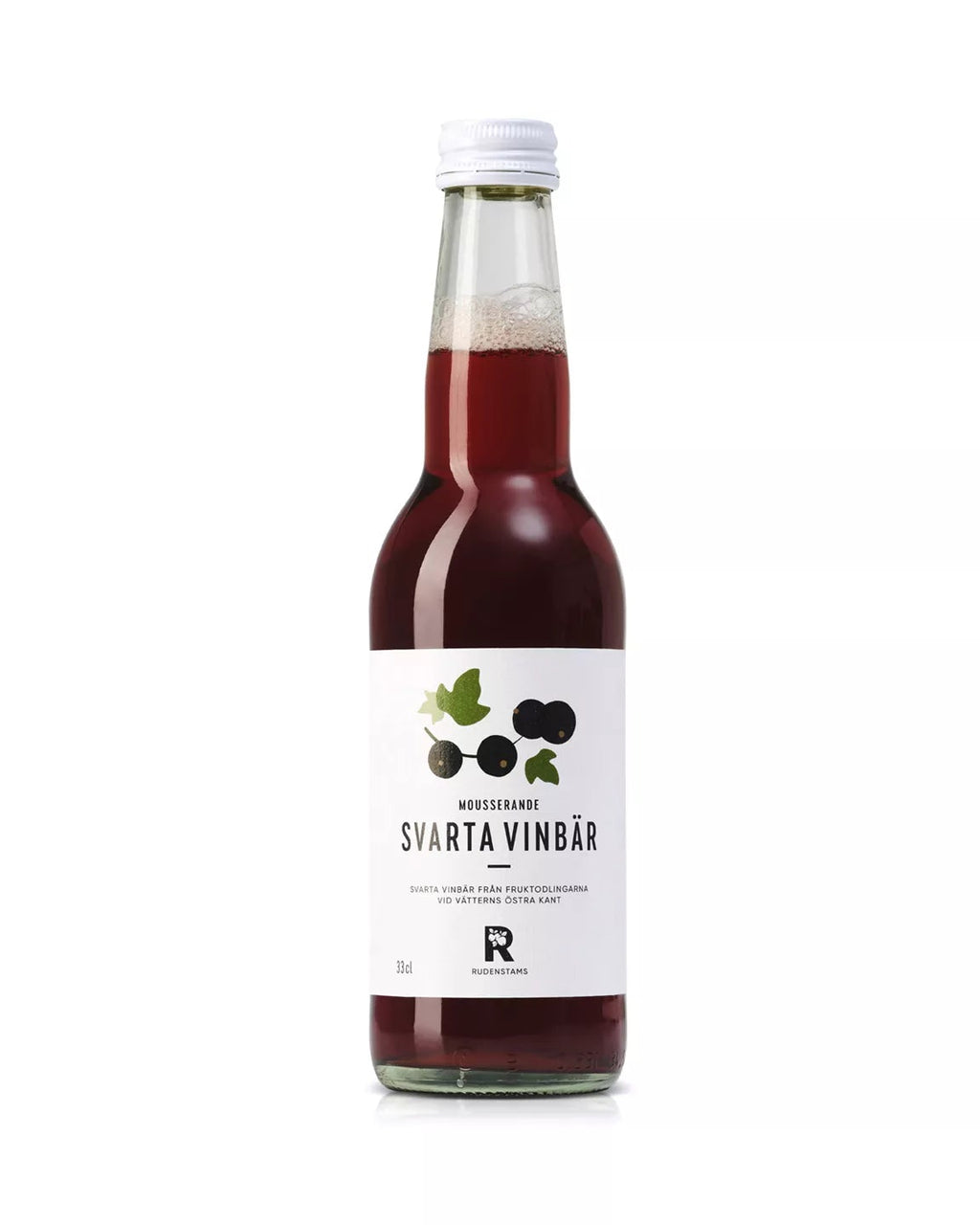 Rudenstam Mousserande Svarta Vinbärsdryck 330ml
