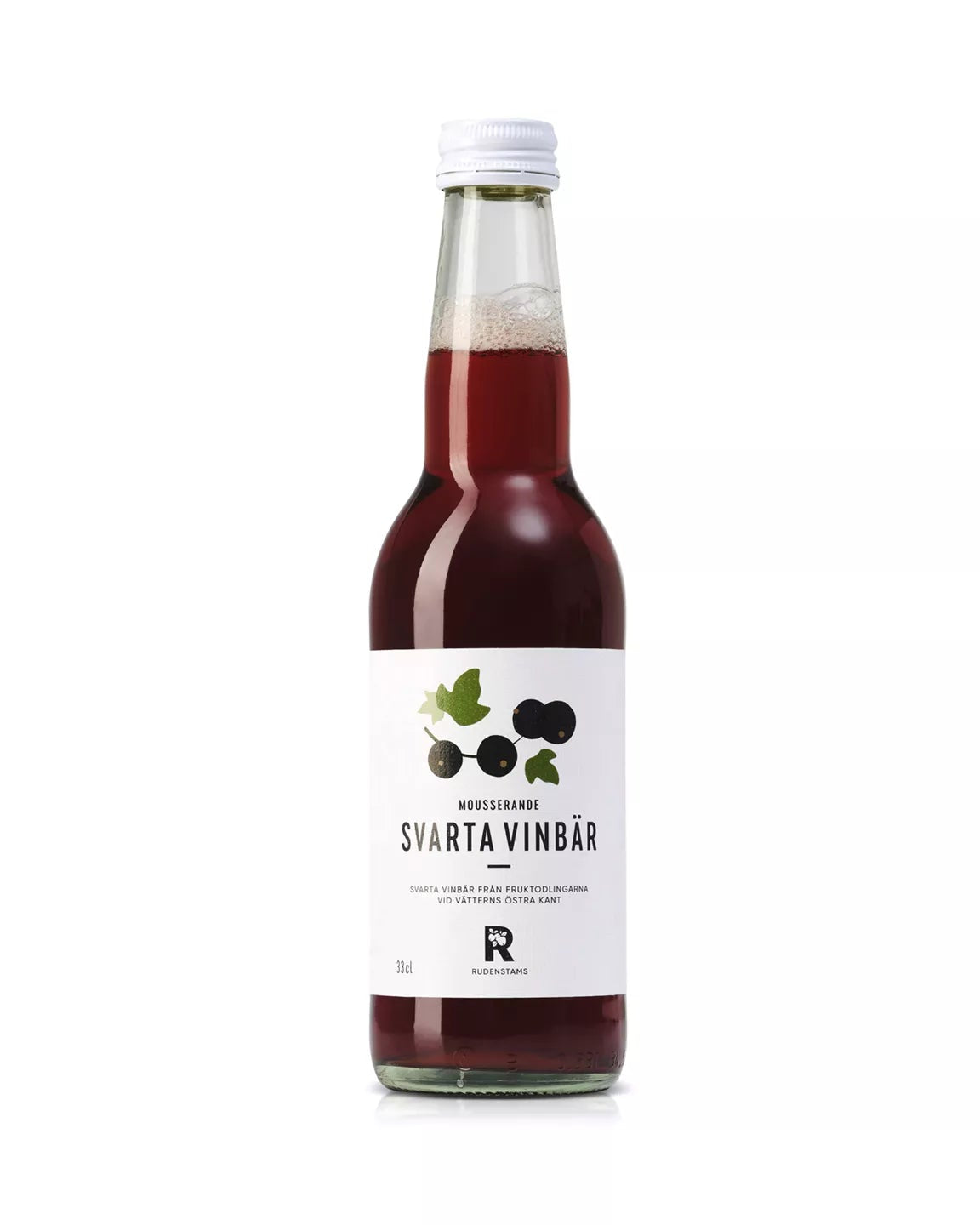 Rudenstam Mousserande Svarta Vinbärsdryck 330ml